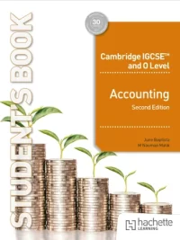 Hodder Cambridge IGCSE and O Level Accounting (Second Edition 2025) Student's Book
