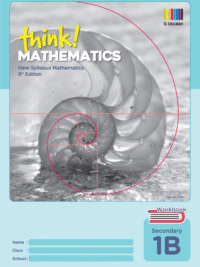 Think! Mathematics Secondary 1B Workbook (8th Edition)