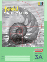Think! Mathematics Secondary 3A Workbook (8th Edition)