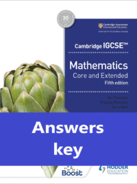 [TẢI VỀ] Answers key Hodder Cambridge IGCSE Mathematics Core and Extended (2023) Student Book Fifth Edition [1]