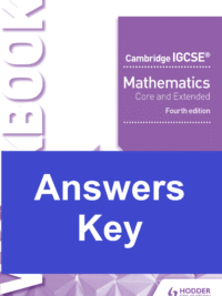 [TẢI VỀ] Answers key Hodder Cambridge IGCSE Mathematics Core and Extended (2018) Fourth Edition WORKBOOK [1]