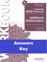 [TẢI VỀ] Answers key Hodder Cambridge IGCSE and O Level (2018) Additional Mathematics Workbook [1]