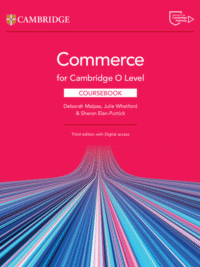 Commerce for Cambridge O Level (3rd Edition 2024) Coursebook