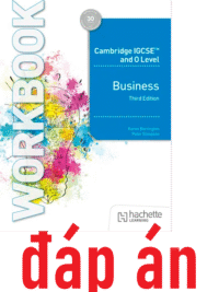 [TẢI VỀ ] Answers key Hodder Cambridge IGCSE and O Level Business (Sixth Edition 2025) Workbook [1]