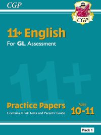 11+ English For GL Assessment Practice Papers - Ages 10-11 (Pack 1)