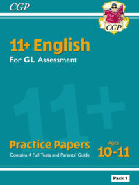11+ English For GL Assessment Practice Papers - Ages 10-11 (Pack 1)