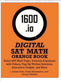 1600.io Digital SAT Math Orange Book