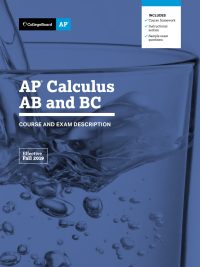 AP Calculus AB and BC Course and Exam Description (Effective Fall 2019)