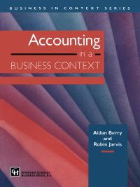 Accounting in a Business Context Second Edition