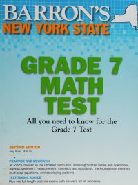 Barron's New York State Grade 7 Math Test Second Edition (2012)
