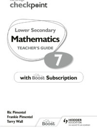 Cambridge Checkpoint Lower Secondary Mathematics Teacher's Guide 7 with Boost Subscription