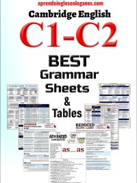 Cambridge English C1-C2 BEST Grammar Sheets & Tables First Edition (2024)