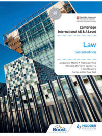 Cambridge International AS & A Level Law Second edition