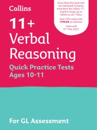 Collins 11+ Verbal Reasoning Quick Practice Tests Ages 10-11 (For GL Assessment)