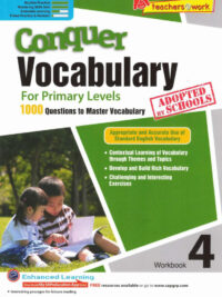 Conquer Vocabulary For Primary Levels Workbook 4 (1000 Questions to Master Vocabulary)