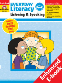 Everyday Literacy: Listening & Speaking Grade PreK (Enhanced E-book)