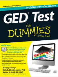 GED Test For Dummies 3rd Edition with online practice