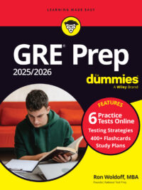 GRE Prep 2025/2026 For Dummies with Online Practice
