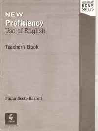 NEW Proficiency Use of English Teacher's Book (2002)