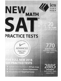New Math SAT Practice Tests - Advanced Practice Series (Five Full New 2016 SAT Practice Tests) - CUỐN CHỈ CÓ PHẦN ĐÁP ÁN
