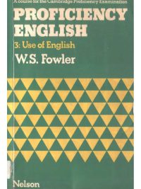 Proficiency English Book 3: Use of English - A Course for the Cambridge Proficiency Examination (1978)