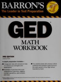 Barron's GED Math Workbook 3rd Edition (2009)