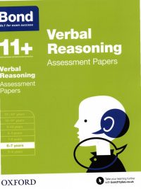 Bond 11+ Verbal Reasoning Assessment Papers 6-7 years (2015)