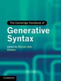 The Cambridge Handbook of Generative Syntax (2013)