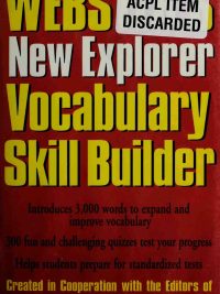 Webster's New Explorer Vocabulary Skill Builder (2000)