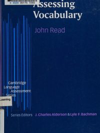 Assessing Vocabulary (2000)