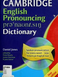 Cambridge English Pronouncing Dictionary 17th Edition (2006)