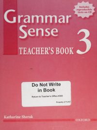 Grammar Sense 3 Teacher's Book (2004)