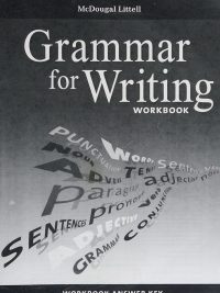 McDougal Littell Grammar for Writing Workbook Answer Key