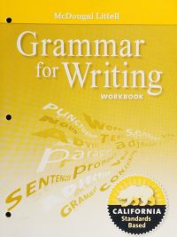 McDougal Littell Literature: Grammar for Writing Workbook Grade 6