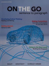 On the Go: Sentence to Paragraph - Canadian Edition (2014)