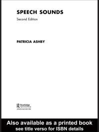 Speech Sounds (Second Edition) (2005)