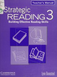 Strategic Reading 3: Building Effective Reading Skills - Teacher's Manual (2004)
