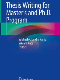 Thesis Writing for Master's and Ph.D. Program (2018)