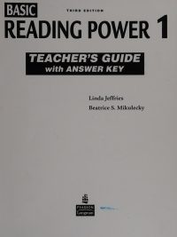 Basic Reading Power 1 Third Edition Teacher's Guide with Answer Key (2010)
