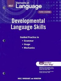 Elements of Language: Developmental Language Skills - Third Course