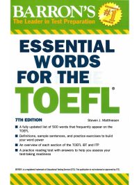 Essential Words for the TOEFL 7th Edition