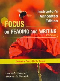 Focus on Reading and Writing: Essays - Instructor's Annotated Edition (2015)