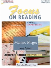 Focus on Reading: Maniac Magee (Saddleback Study Guide - Reproducible Activities) (2006)