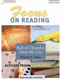 Focus on Reading: Roll of Thunder Hear My Cry - Saddleback Study Guide (Reproducible Activities) (2006)