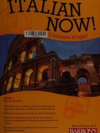 Italian Now! L'italiano d'oggi! Level 1 Second Edition (2012)