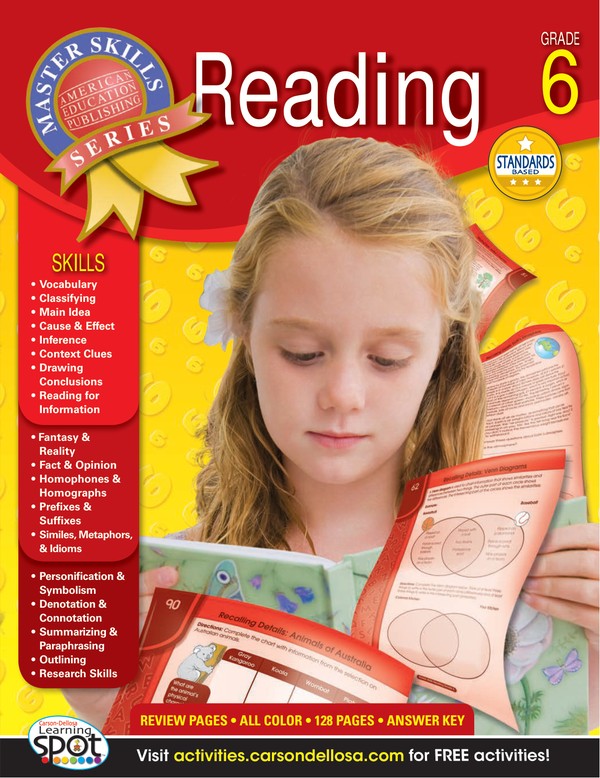 Master Skills Series: Reading Grade 6 (2012)