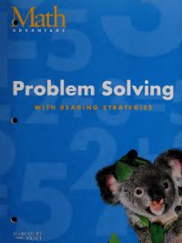 Math Advantage: Problem Solving Workbook with Reading Strategies (Getting Ready for Grade 1) (2002)