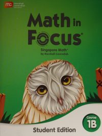 Math in Focus: Singapore Math - Student Edition - Course 1B (2020)