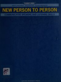 New Person to Person: Communicative Speaking and Listening Skills - Teacher's Book 1 (1995)
