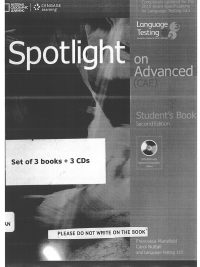 Spotlight on Advanced (CAE) Student's Book Second Edition (2015)
